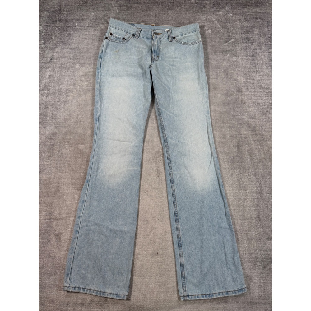 Levi's Jeans Women 5 JR L Blue 518 Superlow Bootcut Light Wash Y2K Made In USA